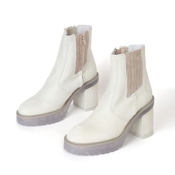 Free People James Ice Leather Chelsea Boots - Picture 2 of 16